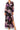 Formal Dresses Long Sleeve Floral Print Formal Dress Black Multi