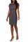 Cocktail Dresses Fitted Short Cocktail Beaded Dress Gunmetal