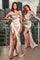 LaDivine BD109 Long Formal Off Shoulder Prom Satin Dress