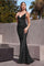 Prom Dresses Fitted Long Evening Gown Black