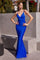 Prom Dresses Fitted Long Evening Gown Royal