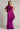 Formal Dresses Pleated Long Formal Ruffle Evening Dress Magenta