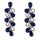 Bridal Rhinestone Chandelier Teardrop Earrings - The Dress Outlet