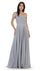 Bridesmaids Pleated Chiffon Long Dress - The Dress Outlet