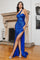 LaDivine C140 Long Sequins Prom Dress