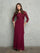 Mother of the Bride Dresses Long Mother of the Bride Lace Formal Dress Burgundy