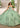 Quinceniera Dresses Long Ball Gown Lace Floral Glitter Quinceanera Dress Sage Mint