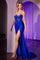 Prom Dresses Long Slit Fitted Prom Formal Dress Royal