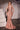 Prom Dresses Fitted Lace Long Formal Beaded Prom Dress Rose Gold