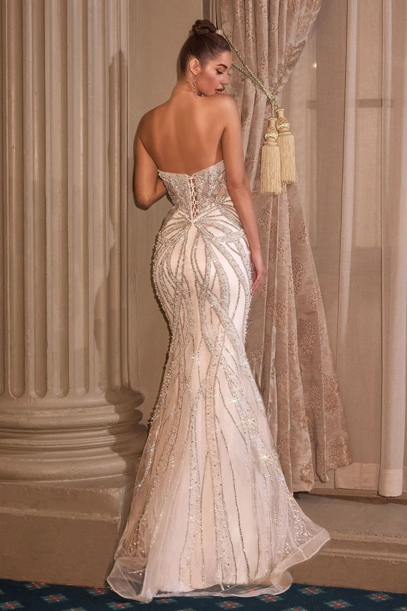 Wedding Dresses Fitted Long Wedding Dress Off White
