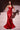 Prom Dresses Fitted Prom Long Glitter Formal Dress Red