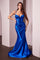 Prom Dresses Fitted Prom Long Glitter Formal Dress Royal