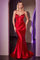 Prom Dresses Long Beaded Corset Fitted Prom Dress Red