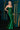 Long Fitted Slit Formal Glitter Prom DressEmerald