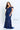 Formal Dresses Metallic Fit Ribbon Formal Dress Navy Blue