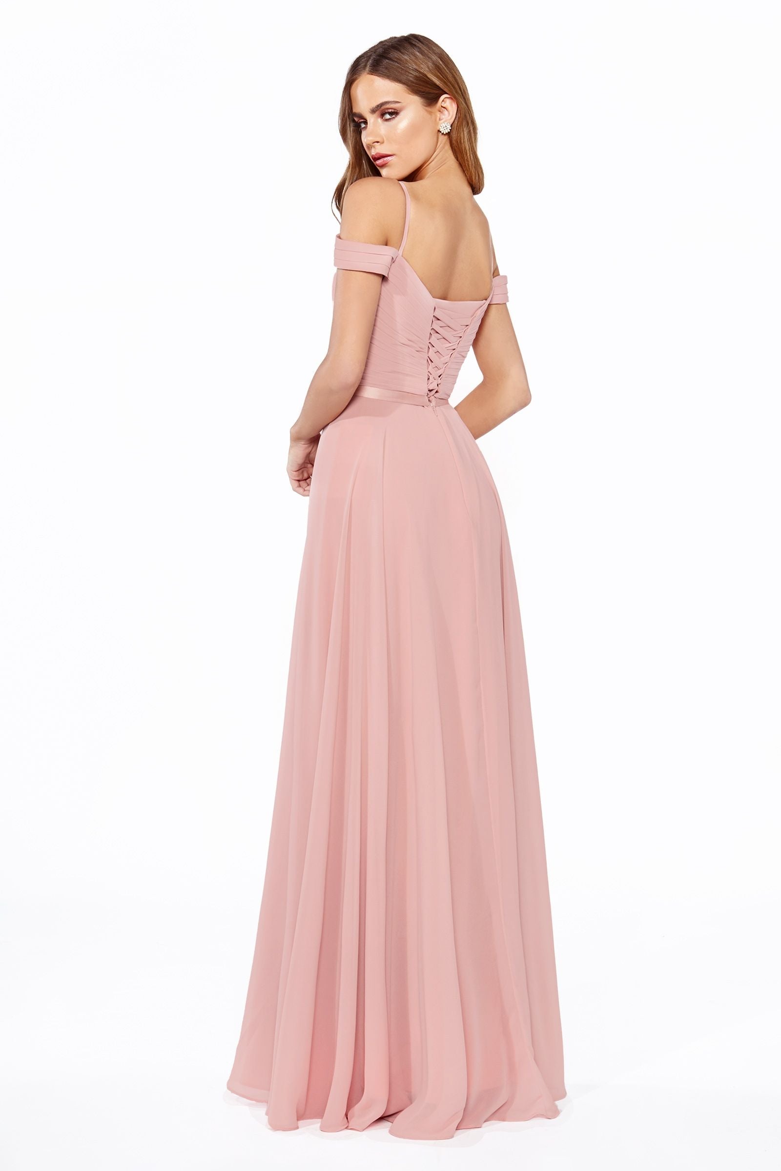 LaDivine CD0156 Long Bridesmaids Formal Off Shoulder Prom Dress