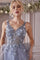LaDivine CD0181 Sleeveless Tulle Long A Line Prom Dress
