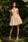LaDivine CD0194 Off Shoulder Short Tulle Graduation Dress