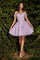 LaDivine CD0194 Off Shoulder Short Tulle Graduation Dress