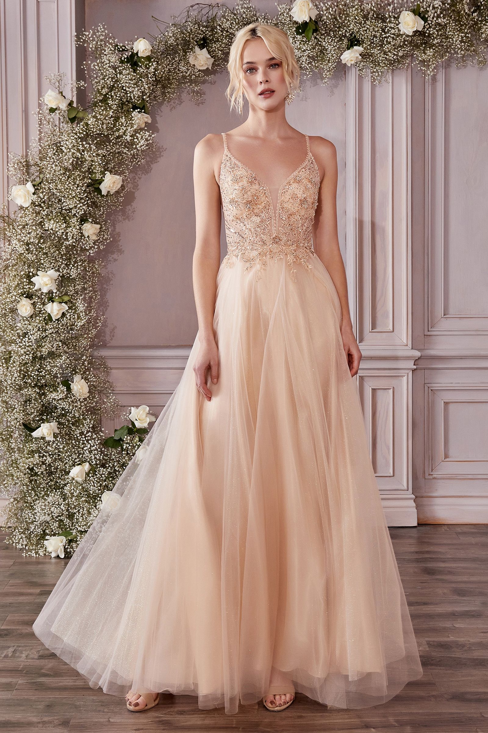 Prom Dresses Champagne M Sale Champagne