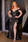 Plus Size Dresses Plus Size Long Formal Fitted Sequin Prom Dress Black Nude