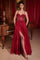 Prom Dresses Long Formal A Line Applique Prom Dress Red