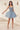 Cocktail Dresses Short A Line Glitter Applique Cocktail Dress Smoky Blue