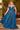 Plus Size Dresses Ball Gown Long Metallic Formal Prom Pluz Size Dress Metallic Blue