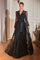LaDivine CD233 Long Sleeve Formal Dress Evening Gown