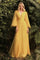 LaDivine CD242 Long Sleeve Pleated Evening Dress