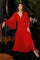 LaDivine CD242S Pleated Chiffon Formal Gown