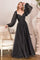 LaDivine CD243 Off Shoulder Long Sleeve Formal Dress