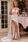 Wedding Dresses Simple Fitted Corset Long Wedding Dress Off White