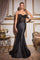 LaDivine CD294 Corset Long Fitted Prom Gown