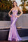LaDivine CD294 Corset Long Fitted Prom Gown