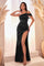 Prom Dresses Long Fitted Formal Prom Dress Black