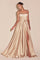 Prom Dresses Formal A Line Prom Long Dress Champagne