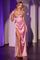 Prom Dresses Long Beaded Prom Formal Dress Pink
