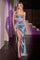 Prom Dresses Long Beaded Prom Formal Dress Smoky Blue