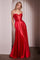 Prom Dresses Long Formal A Line Corset Prom Gown Red