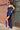 Prom Dresses Pleated Long Slit Formal Prom Dress Navy