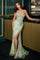 Prom Dresses Beaded Long Formal Prom Sequin Dress Sage