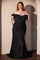 Plus Size Dresses Plus Size Formal Long Fitted Prom Dress Black
