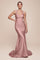 Prom Dresses Fitted Long Formal Prom Dress Dusty Rose