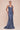 Prom Dresses Long Fitted Formal Slit Prom Dress Smoky Blue