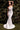 Wedding Dresses Fitted Long Bridal Gown Pleated Lace Wedding Dress Off White