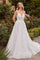 Wedding Dresses Long Corset Lace A Line Wedding Dress Off White