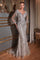 Formal Dresses LaDivine CD864 Long Formal Mermaid Mother of the Bride Dress Silver