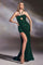 LaDivine CD883 Long Halter Evening Gown