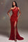 LaDivine CD884 Sparkling Long Evening Gown
